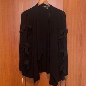 August Silk bow sleeve cardigan